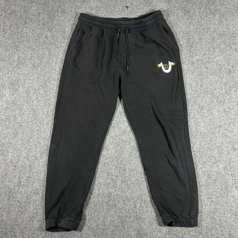 True Religion Classic Jogger Sweatpants Women's 3XL Horseshoe Streetwear #3468